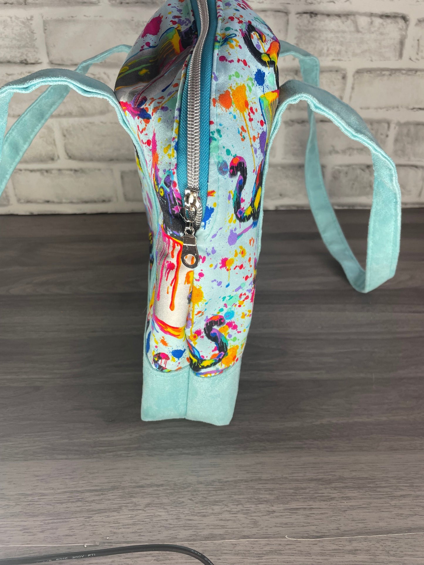 Splatter Paint Cat Purse