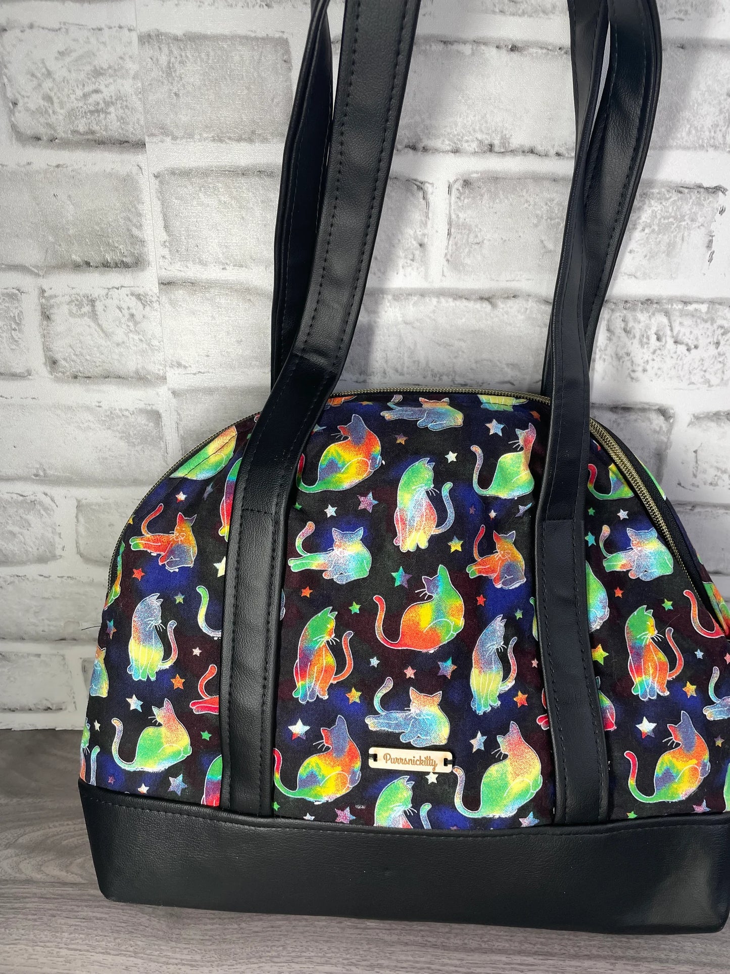 Rainbow Cat Shoulder Bag