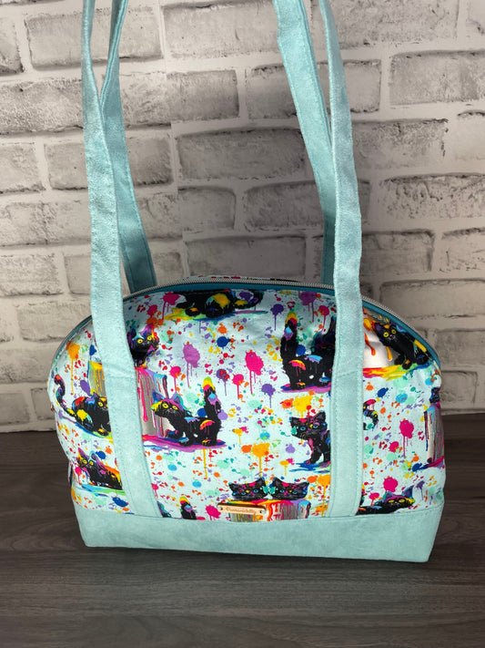 Splatter Paint Cat Purse